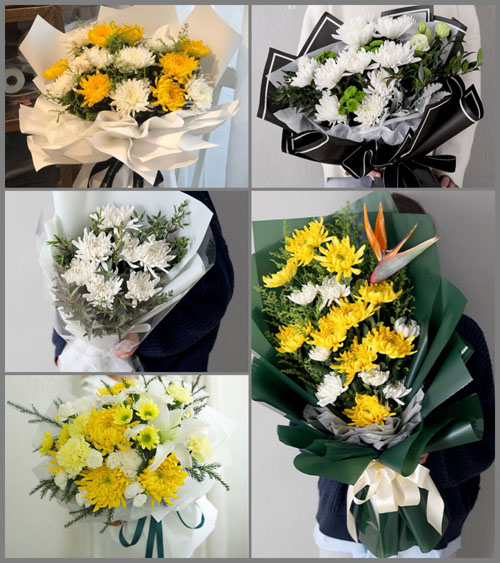 安徽滁州市明光市明光街道黄郢社区白事花束代送